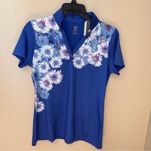 NWT WOMEN'S SMALL EP‎ NEW YORK POLO BLUEBELLE MULTI (J546)